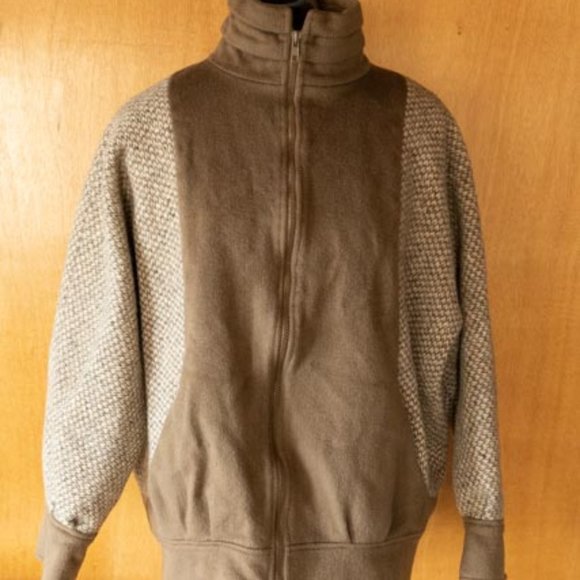 George David Fashions Made in USA by IGLWU 100% Wool Brown Tan Jacket womens XL - Picture 1 of 13